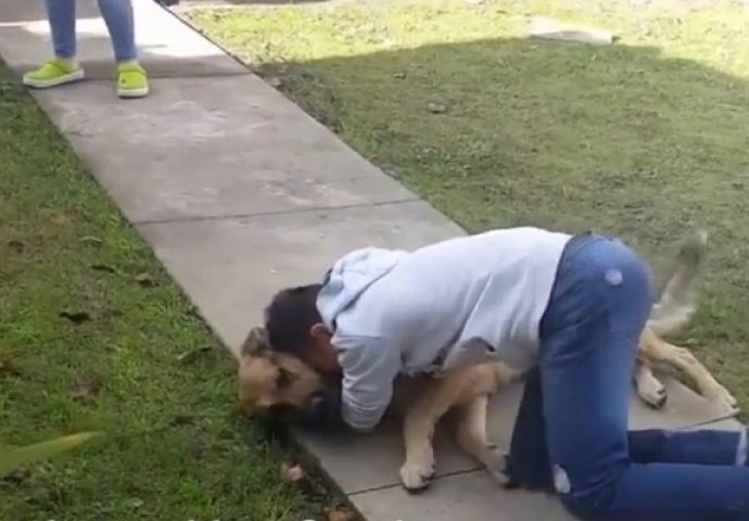 Dječak je nakon 8 mjeseci pronašao svog psa, njegova reakcija će vam slomiti srce! (VIDEO)
