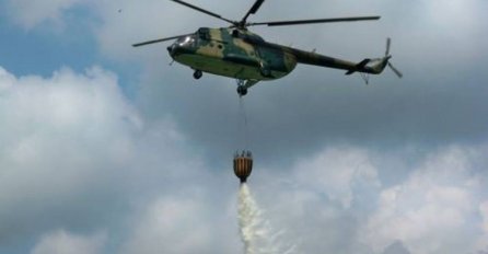 Vatrogasci iz Ljubinja zatražili pomoć helikoptera Oružanih snaga BiH