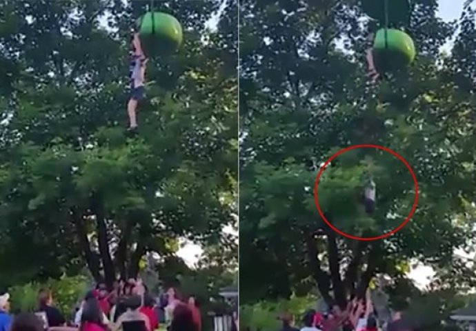 ZASTRAŠUJUĆI SNIMAK: 14-godišnja djevojčica pala s viseće gondole u lunaparku (VIDEO)