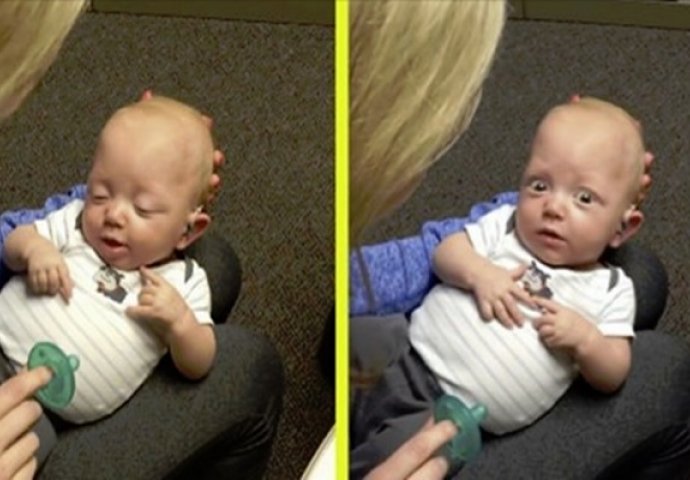 Beba je prvi put čula mamin glas, a njena reakcija je neprocjenjiva! (VIDEO)