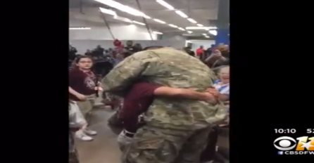 Vojnik došao kući kako bi iznenadio sina, a tamo ga dočekalo iznenađenje o kojem nije mogao ni sanjati! (VIDEO)