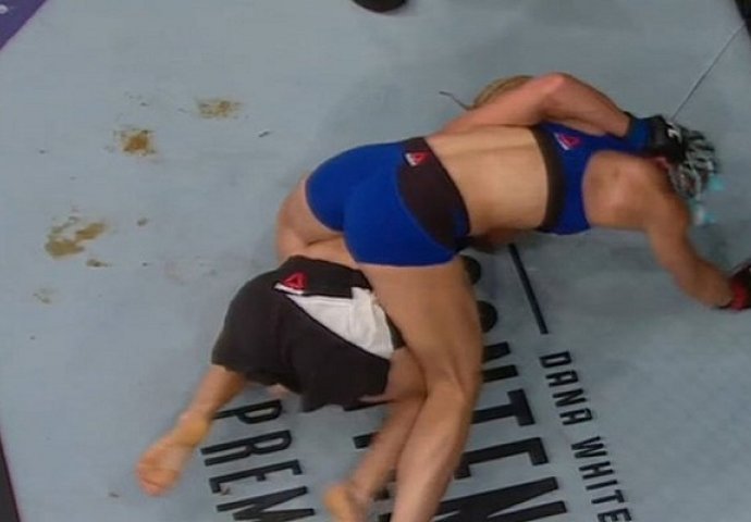 UFC borkinja uneredila se usred ringa (VIDEO)