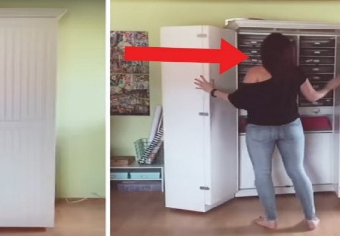 Izgleda kao normalan komad namještaja, ali pričekajte dok ne vidite šta se nalazi u unutrašnjosti! (VIDEO)