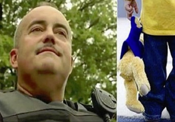 Policajac je ugledao dječaka u javnosti sa plišanim medvjedom, onda je shvatio da ga pokušava prodati za hranu (VIDEO)
