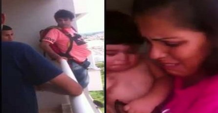Kupio je padobran preko interneta, a onda pred očima uplakane supruge i djeteta skočio sa zgrade (VIDEO) 