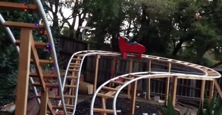 Tata godine: Nećete vjerovati šta je napravio sinu u dvorištu! (VIDEO)