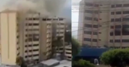 Gorjelo Ministarstvo finansija u El Salvadoru: Ima poginulih, ljudi iskakali iz zgrade bježeći od gustog dima (VIDEO)