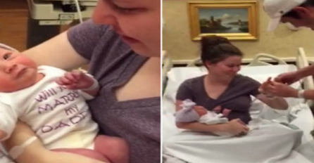 Tata je donio novorođenu bebu do majke, a kad je vidjela skrivenu poruku, nije mogla zadržati suze! (VIDEO)