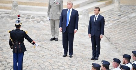 Macron i Trump danas na vojnoj paradi u Parizu