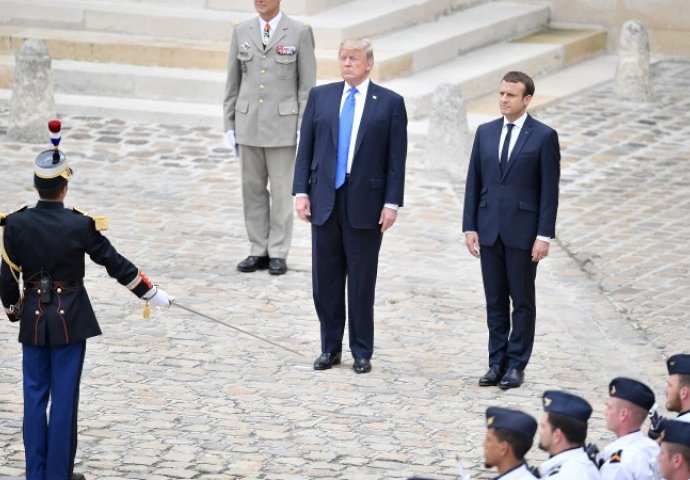 Macron i Trump danas na vojnoj paradi u Parizu