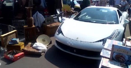 Bahati vozač parkirao svoj Ferrari na mjesto gdje je zabranjen parking: Kada je ujutro došao do svog auta imao je šta vidjeti (VIDEO)