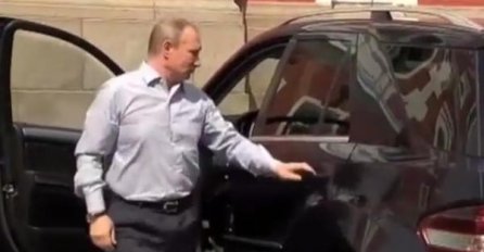 DRUŠTVENE MREŽE EKSPLODIRALE, OTKRIVENO KO JE PUTINOVA TAJANSTVENA ŽENA: Ona je bila na zadnjem sjedištu njegovog automobila (VIDEO)