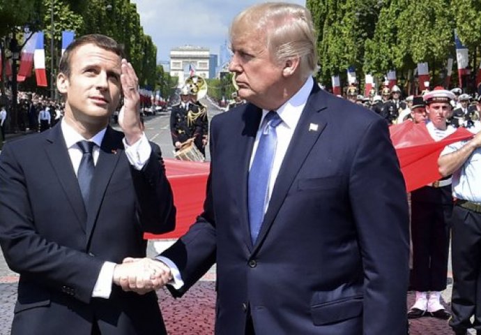 NAJNEPRIJATNIJE RUKOVANJE IKADA: Trump se preznojavao, francuski predsjednik mu nije ispuštao ruku (VIDEO)
