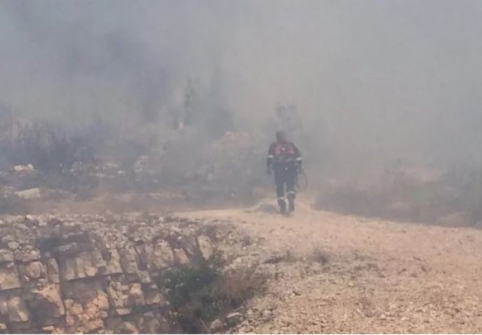POŽAR U HRVATSKOJ: Kanaderi spriječili širenje vatre na kuće kod Šibenika