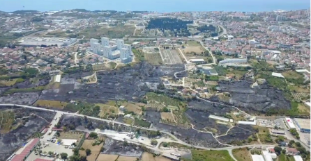 NAKON POŽARA: Pogledajte apokaliptičnu snimku područja Splita nakon požara