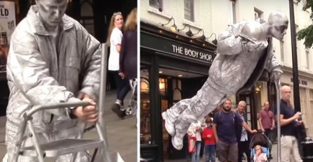 Otkrivamo vam trik s 'lebdećim čovjekom' na ulici, pogledajte kako to radi! (VIDEO)