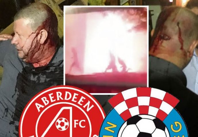 IGRAJU VEČERAS PROTIV ŠIROKOG: Navijači Aberdeena napadnuti u Mostaru, nekoliko povrijeđenih (FOTO)