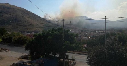 Upućen zahtjev za pomoć u gašenju požara kod Mostara