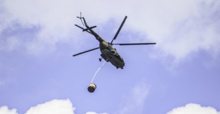 Helikopter OSBiH krenuo prema Mostaru da pomogne u gašenju požara