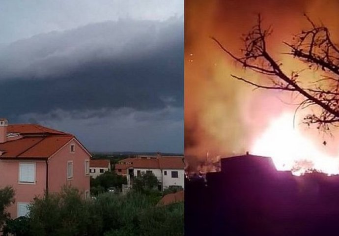 HRVATSKU POGODILO NOVO ZLO: U Istri neviđena oluja, Split ponovo gori! (FOTO) (VIDEO)