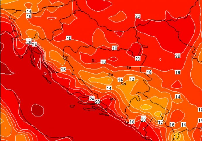 PAKLENO I DANAS: Ovo su jutros najtopliji gradovi u BiH