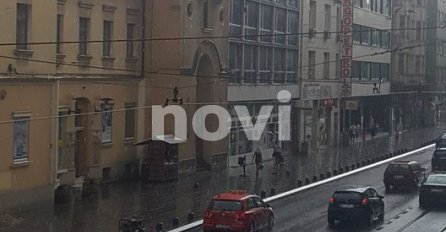 STIGLO ŽELJENO RASHLAĐENJE: Ljetni pljusak iznenadio Sarajlije (VIDEO)