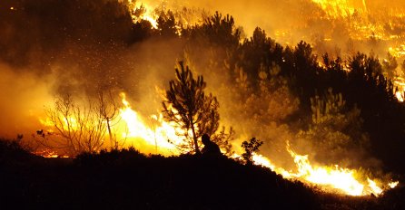 VJETAR OTEŽAVA GAŠENJE: Aktivni požari na nepristupačnom terenu u Bileći