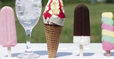 MALI TEST NA +40: Šta će se istopiti prije - tri sladoleda ili čaša puna leda?(VIDEO)