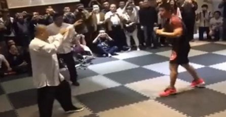 Tai Chi majstor pokušao je pružiti otpor MMA borcu, mahao je rukama ali nije imao šanse (VIDEO)