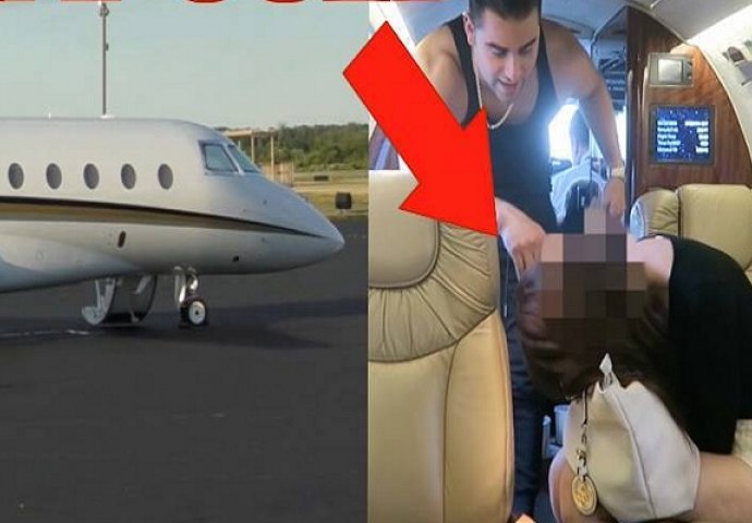Sjela sa nepoznatim muškarcem u njegov privatni avion, ono što je uslijedilo je brutalno! (VIDEO)