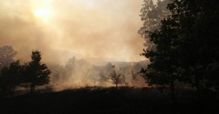 Požar u Nacionalnom parku "Una" na nepristupačnom terenu