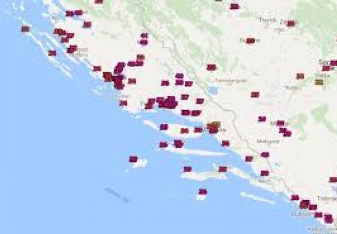 CRVENI ALARM: U Dalmaciji izmjereno 40°C ili više, sutra će biti još gore, a onda burna promjena