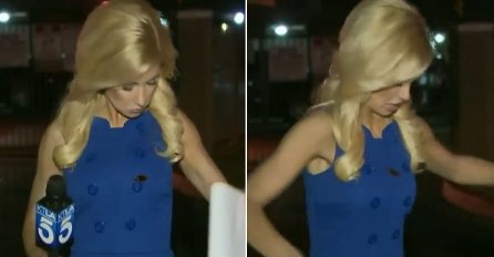 Vodila je vijesti uživo a onda joj je na grudi skočio ogromni žohar, njena reakcija nasmijala je milione (VIDEO)