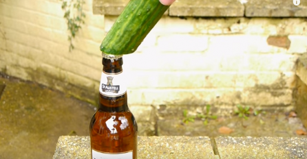 Evo kako da otvorite pivo uz pomoć običnog krastavca, ovim trikom ćete oduševiti svoje prijatelje (VIDEO)