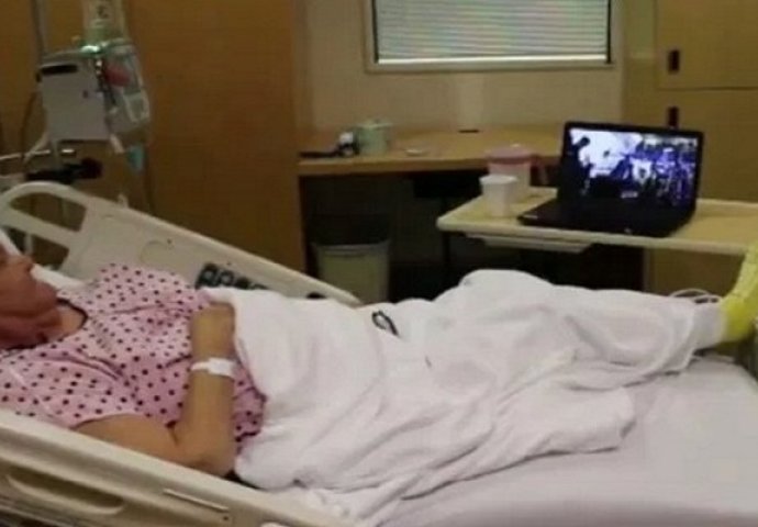 Iznenadila baku u bolnici: Unuka organizovala prijenos mature uživo, a onda uradila nešto još ljepše! (VIDEO)