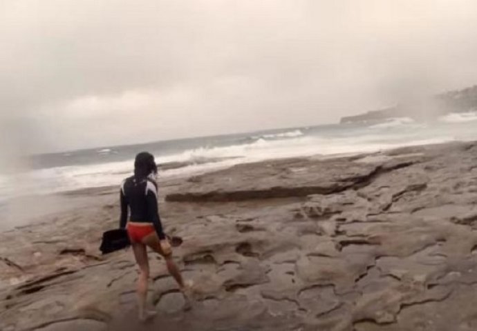Ovaj par je bio na plaži u najgore moguće vrijeme i nešto zastrašujuće se dogodilo! (VIDEO)
