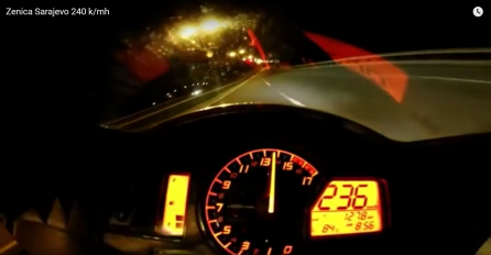 Vozio motociklom od Zenice do Sarajeva 240 km/h, pa se pohvalio na internetu (VIDEO)