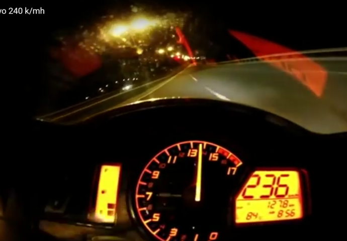 Vozio motociklom od Zenice do Sarajeva 240 km/h, pa se pohvalio na internetu (VIDEO)