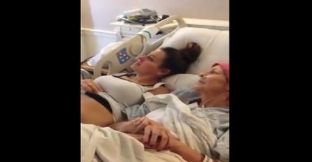 Trudna kćerka je legla na krevet pored svoje majke koja je bila na samrti, a onda je ljekar saopštio ovo (VIDEO)