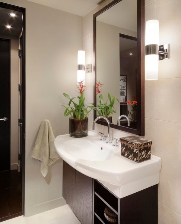 sleek-and-lovely-sconce-lights-next-to-the-mirror-in-the-bath