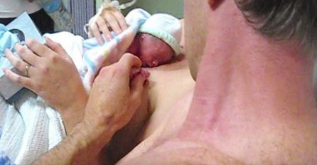 Jedno od blizanaca je umrlo pri rođenju, onda je tata pogledao na majčine grudi i vidio nešto nezamislivo (VIDEO)