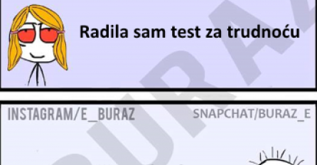 Zumra, radila test za trudnoću