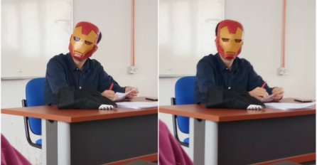 Ovaj profesor nosi MASKU dok ocjenjuje ispite kako svojim izrazom lica ne bi stvarao STRES STUDENTIMA!