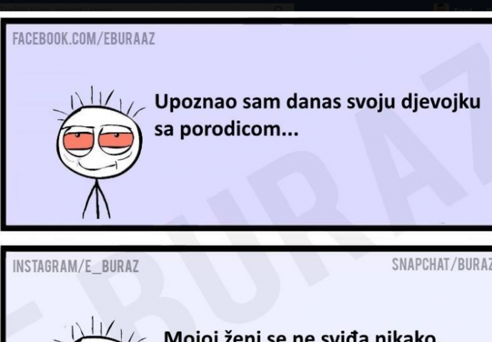 Pogledajte reakciju Burazove porodice kada ih je upoznao sa djevojkom