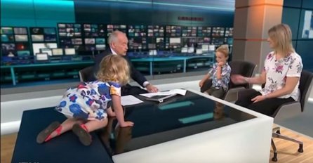 Djevojčici u emisiji bilo dosadno, pa je plesala i puzala po stolu (VIDEO)