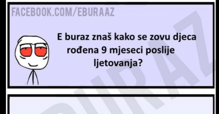 Da li znate kako se zovu djeca rođena 9 mjeseci poslije ljetovanja?