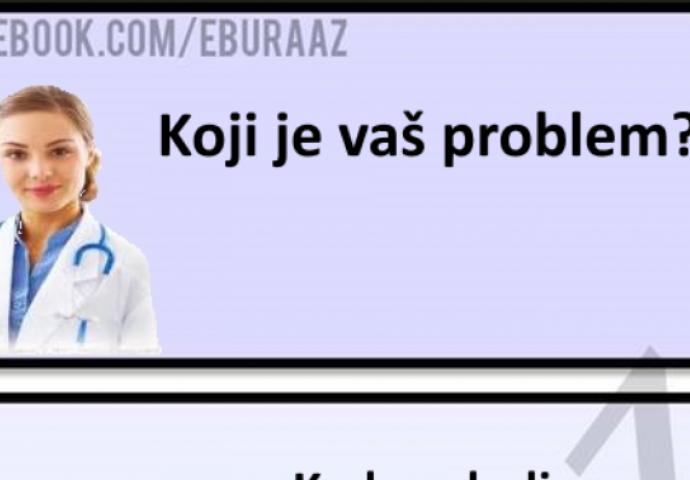 Buraz otišao kod doktorice