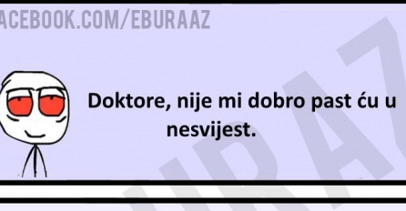 Buraz otišao kod doktora