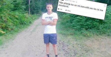 SMRT MLADIĆA IZ BIH POTRESLA REGIJU: Na Facebooku podijelio tužnu pjesmu, a onda se raznio bombom!