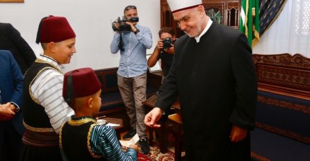 Tradicionalno čestitanje Kurban-bajrama u kabinetu reisa Kavazovića